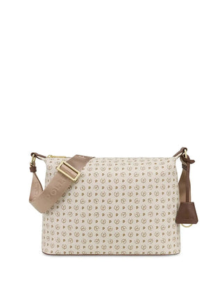 BORSA A SPALLA DONNA - POLLINI AVORIO-MARRONE - TE8400PP02Q11