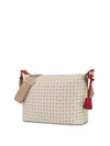 BORSA A SPALLA DONNA - POLLINI AVORIO-ROSSO - TE8400PP02Q11 2