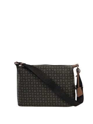 BORSA A SPALLA DONNA - POLLINI NERO-MARRONE - TE8400PP02Q11