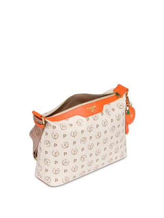 BORSA A SPALLA DONNA - POLLINI AVORIO-ARANCIO - TE8400PP02Q1Y 3