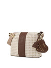 BORSA A SPALLA DONNA - POLLINI AVORIO-MARRONE - TE8400PP02Q1Z 1