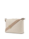 BORSA A SPALLA DONNA - POLLINI AVORIO-MARRONE - TE8400PP02Q1Z 2