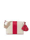 BORSA A SPALLA DONNA - POLLINI AVORIO-ROSSO - TE8400PP02Q1Z 1