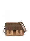 TRACOLLA DONNA - POLLINI MARRONE-CREMA - TE8401PP02Q53 1