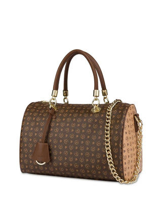 BORSA A MANO DONNA - POLLINI MARRONE-CREMA - TE8411PP02Q53 2
