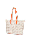 BORSA A SPALLA DONNA - POLLINI AVORIO-ARANCIO - TE8427PP06Q1Y 2