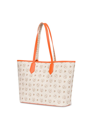 BORSA A SPALLA DONNA - POLLINI AVORIO-ARANCIO - TE8427PP06Q1Y 2