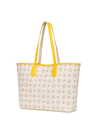BORSA A SPALLA DONNA - POLLINI AVORIO-GIALLO - TE8427PP06Q1Y 2