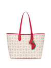 BORSA A SPALLA DONNA - POLLINI AVORIO-ROSSO - TE8427PP06Q1Y 1
