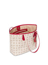 BORSA A SPALLA DONNA - POLLINI AVORIO-ROSSO - TE8427PP06Q1Y 3