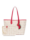 BORSA A SPALLA DONNA - POLLINI AVORIO-ROSSO - TE8427PP06Q1Y 4