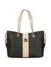BORSA A MANO DONNA - POLLINI NERO-AVORIO - TE8478PP0EQ11 1
