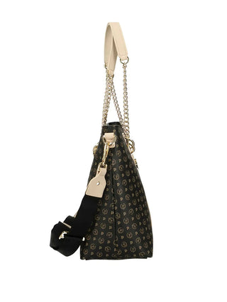 BORSA A MANO DONNA - POLLINI NERO-AVORIO - TE8478PP0EQ11 2