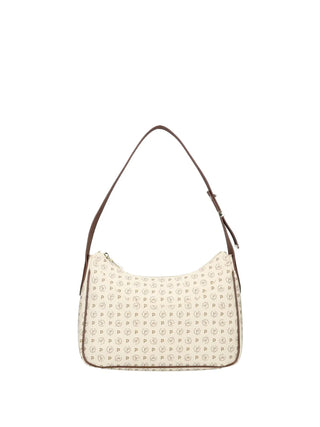 BORSA A SPALLA DONNA - POLLINI AVORIO-MARRONE - TE8552PP0OQ11