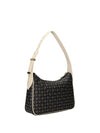 BORSA A SPALLA DONNA - POLLINI NERO-AVORIO - TE8552PP0OQ11 3