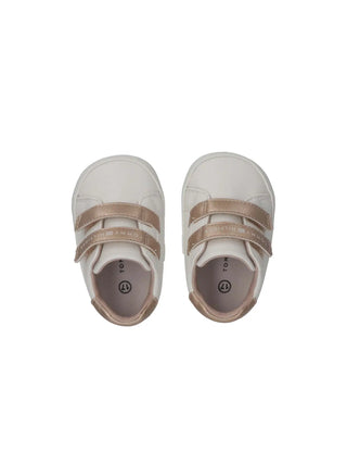 SNEAKERS BAMBINA - TOMMY HILFIGER BIANCO-NUDO - T0A9-34221-1582 4