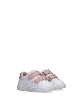 SNEAKERS BAMBINA - TOMMY HILFIGER BIANCO-NUDO - T1A9-34228-1355 2
