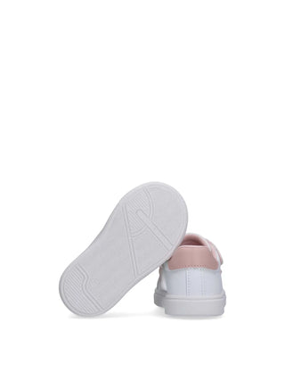 SNEAKERS BAMBINA - TOMMY HILFIGER BIANCO-NUDO - T1A9-34228-1355 5