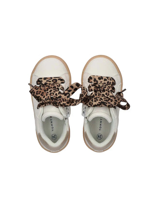 SNEAKERS BAMBINA - TOMMY HILFIGER OFF WHITE-PLATINUM - T1A9-34230-1355 3