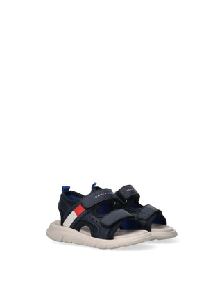 SANDALO BAMBINO - TOMMY HILFIGER BLU - T1B2-34386-1591 2
