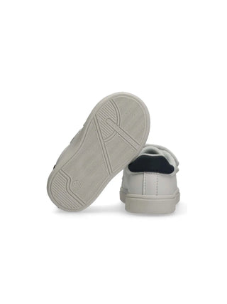 SNEAKERS UNISEX BAMBINO - TOMMY HILFIGER BIANCO-BLU - T1X9-34338-1355 5