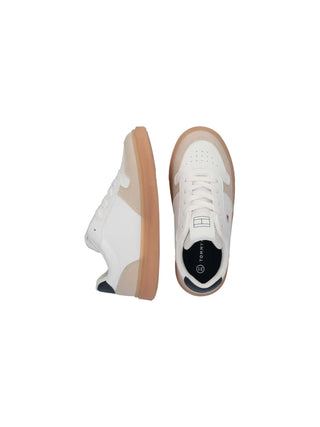 SNEAKERS UNISEX - TOMMY HILFIGER BEIGE-BIANCO - T3X9-34351-1269 4