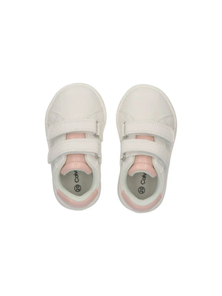 SNEAKERS BAMBINA - CALVIN KLEIN BIANCO-NUDO - V1A9-83206-1355 3