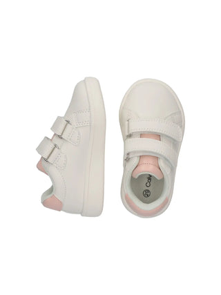 SNEAKERS BAMBINA - CALVIN KLEIN BIANCO-NUDO - V1A9-83206-1355 4