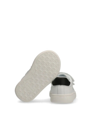 SNEAKERS UNISEX BAMBINO - CALVIN KLEIN BIANCO-NERO - V1X9-83275-1355 3