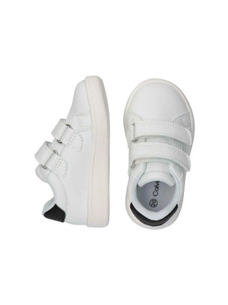 SNEAKERS UNISEX BAMBINO - CALVIN KLEIN BIANCO-NERO - V1X9-83275-1355 5