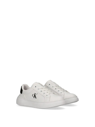 SNEAKERS UNISEX - CALVIN KLEIN BIANCO-NERO - V3X9-83300-1355 2