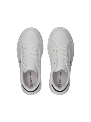 SNEAKERS UNISEX - CALVIN KLEIN BIANCO-NERO - V3X9-83300-1355 3
