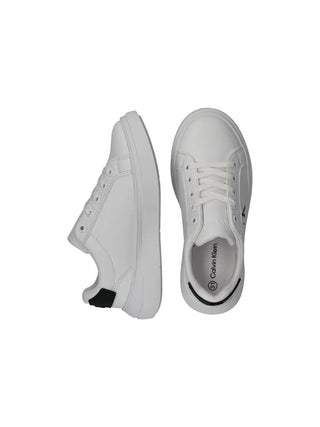 SNEAKERS UNISEX - CALVIN KLEIN BIANCO-NERO - V3X9-83300-1355 4