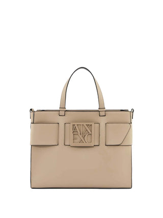 BORSA A SPALLA DONNA - ARMANI EXCHANGE SABBIA - 942689 0A874