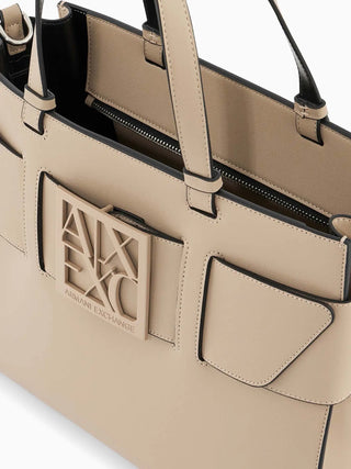 BORSA A SPALLA DONNA - ARMANI EXCHANGE SABBIA - 942689 0A874 4