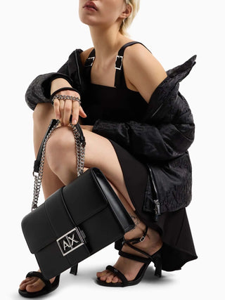 TRACOLLA DONNA - ARMANI EXCHANGE NERO - XW000070 AF12039 7