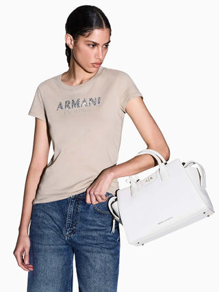 BORSA A SPALLA DONNA - ARMANI EXCHANGE BEIGE - XW002158 AF19892 6
