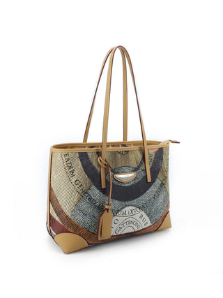 BORSA A SPALLA DONNA - GATTINONI CUOIO - BEG268317WWH 2