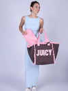 BORSA A SPALLA DONNA - JUICY COUTURE MARRONE - BEJIR9991WC2 6
