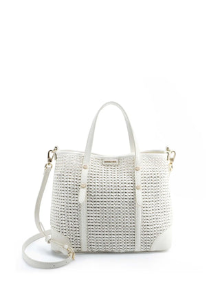 BORSA A SPALLA DONNA - GATTINONI ROMA BIANCO - BEN268761WVP