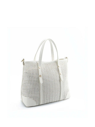 BORSA A SPALLA DONNA - GATTINONI ROMA BIANCO - BEN268761WVP 3