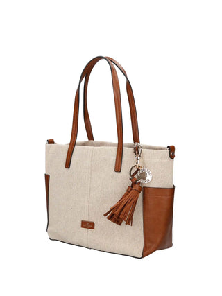 BORSA A SPALLA DONNA - GATTINONI ROMA BEIGE - BEN268780WC2 2