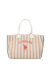 BORSA A SPALLA DONNA - US POLO ASSN. TAN - BEU2P9180WCO 1