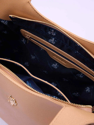 BORSA A SPALLA DONNA - US POLO ASSN. CAMEL - BEUJE9094WVP 3
