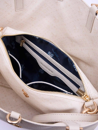 BORSA A SPALLA DONNA - US POLO ASSN. AVORIO - BEUM08707WVP 3
