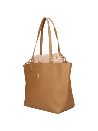 BORSA A SPALLA DONNA - US POLO ASSN. CAMEL - BEUM08707WVP 2