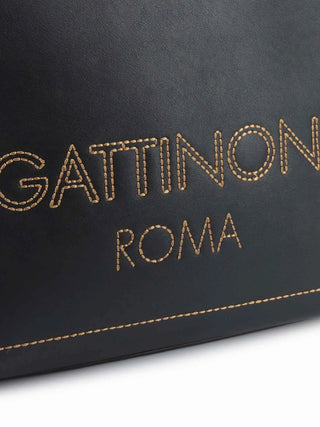 BORSA A MANO DONNA - GATTINONI ROMA NERO - BINIA8446WVP 4