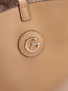 BORSA A SPALLA DONNA - GATTINONI ROMA GIALLO - BINTD8156WZT 5