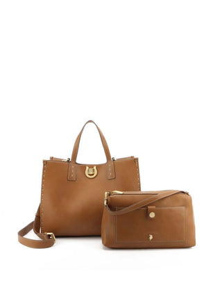 BORSA A MANO DONNA - US POLO ASSN. COGNAC - BIU0M8869WVP 6