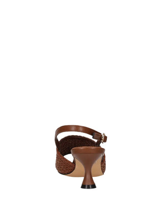 SANDALO DONNA - GATTINONI ROMA MARRONE - PENCD1632WEI 5